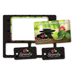 [PSK06-30K] Plastic Wallet Card w/ 2 Key Tags