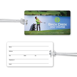 [PSK15-10K] Ultra-Thin Luggage Tag with Clear Strap