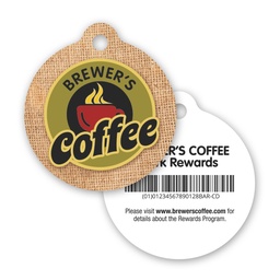 [PSK21-30K] Plastic Circle Keytag