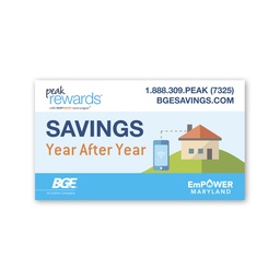 [RP05-020] Go Green Business Card Magnet