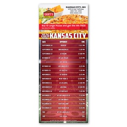 Football Schedule Magnet