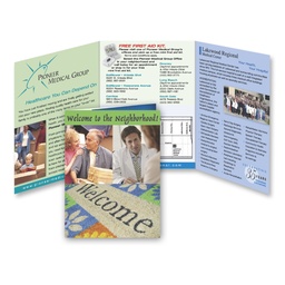 [TFP01-12P] Trifold 6 x 13-1/4 Direct Mail Postcard