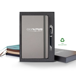 Castelli Carapace Medio Lined Recycled White Page Journal Gift Set