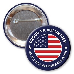 [BTP07] 2-1/2 Diam Round Button w/Pin