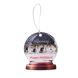 [ACORN001] Snow Globe Acrylic Ornament