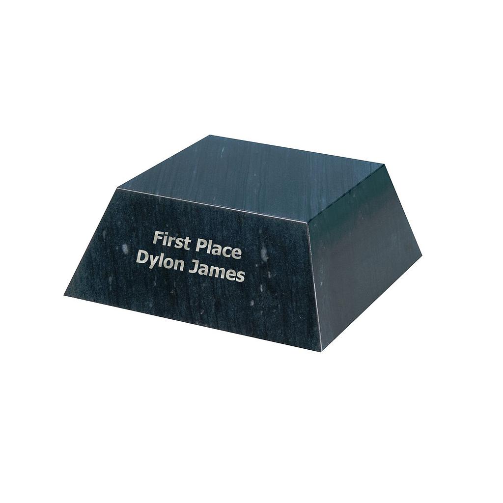 [IC613BASE] Small Black Marble Pyramid Base