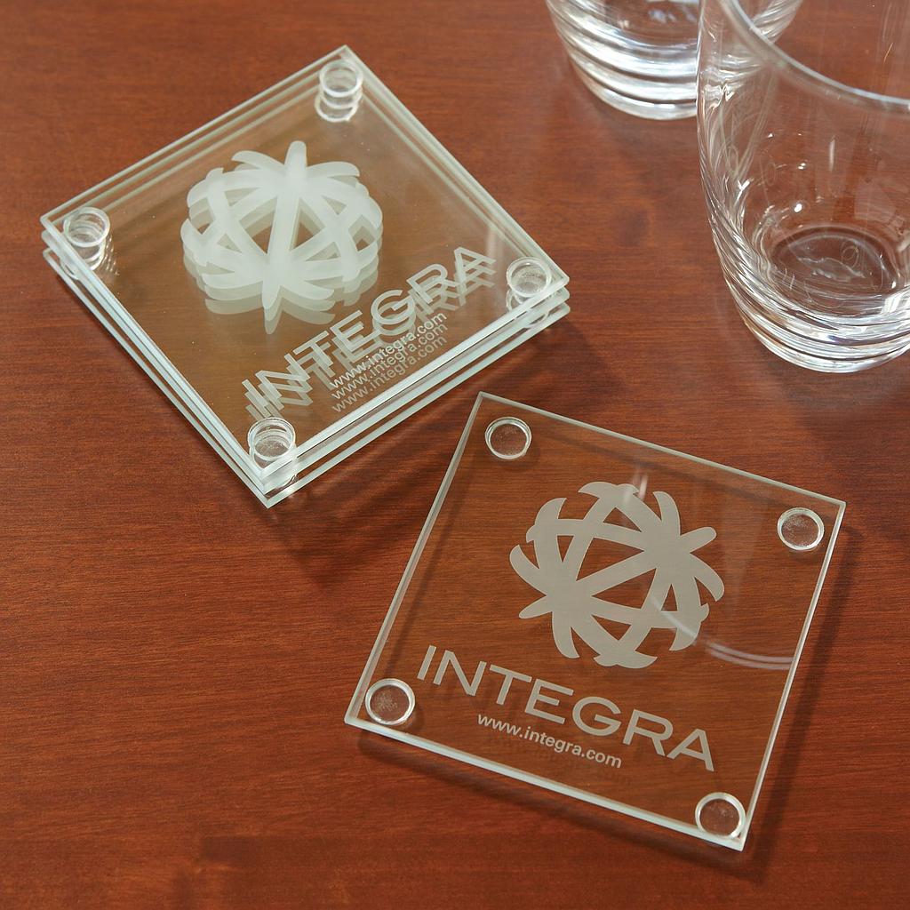 [IC9358] Economy Glass Coaster Set