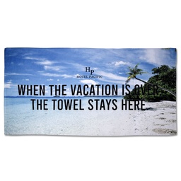 [KT3060] Dye Sublimated Standard Beach Towel