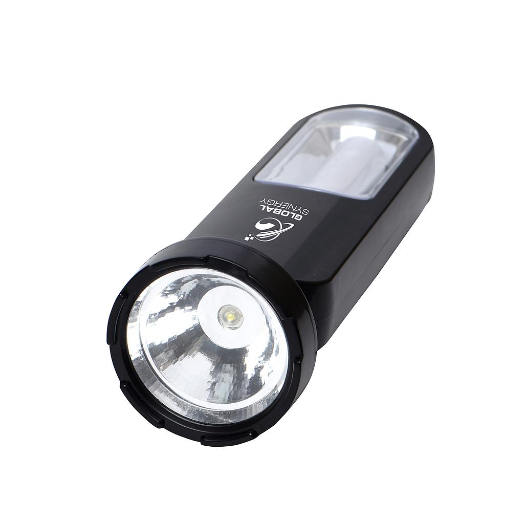 [MFL74BK] Dual Bulb Foldable Flashlight