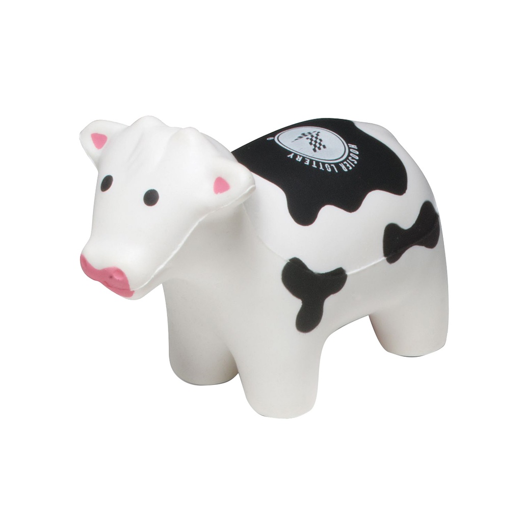 [SBCOW] White Cow With Black Spots Stress Shape