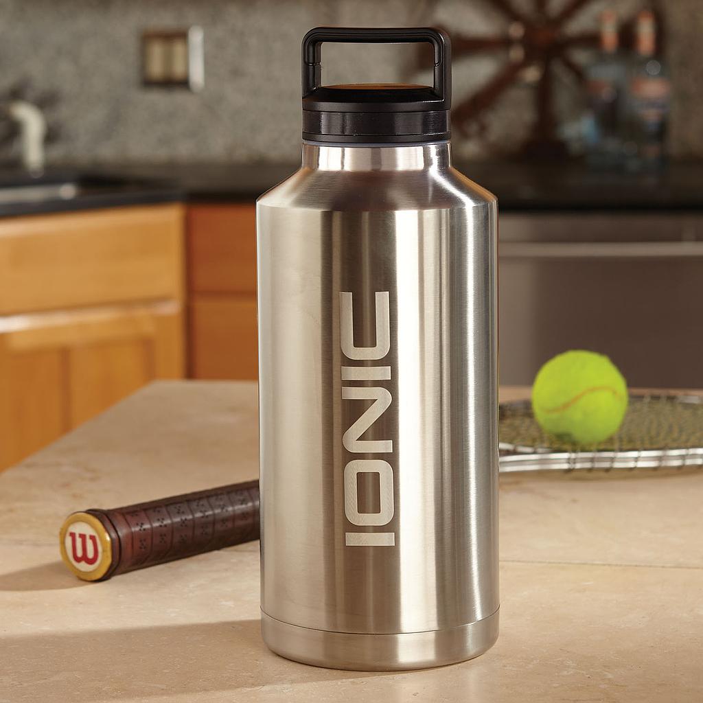 [SS64SIL] 64 oz Stainless Steel Vacuum Growler