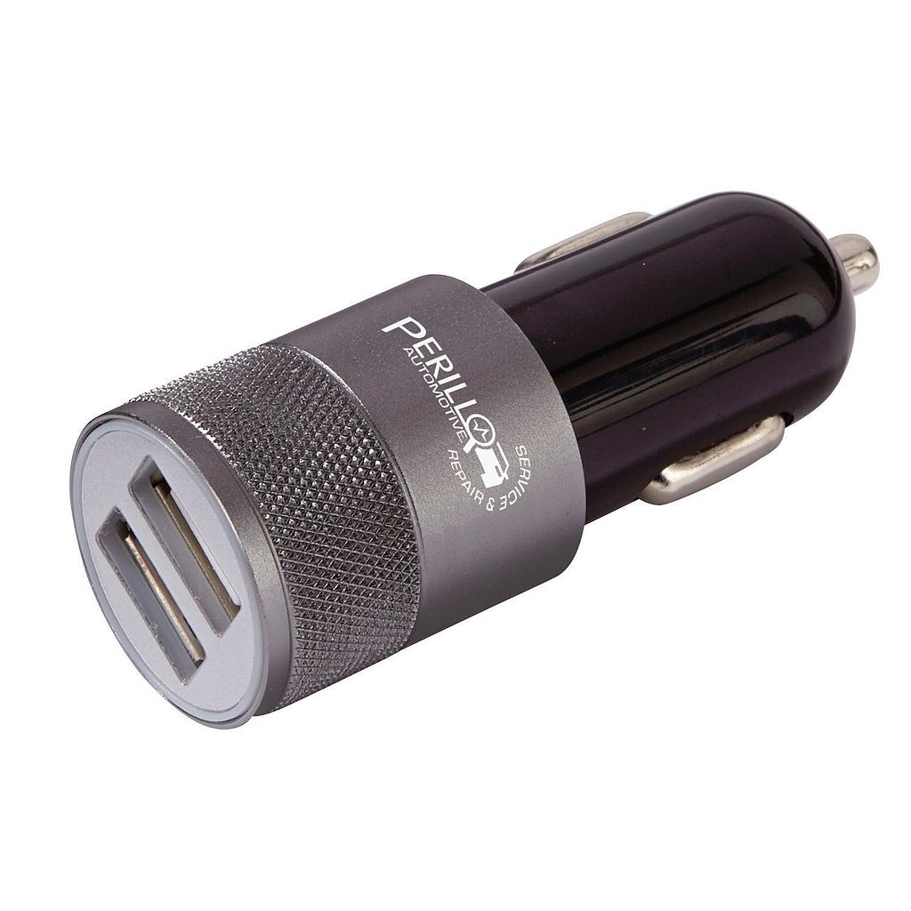 [TEK150BK] Metal USB Car Adaptor