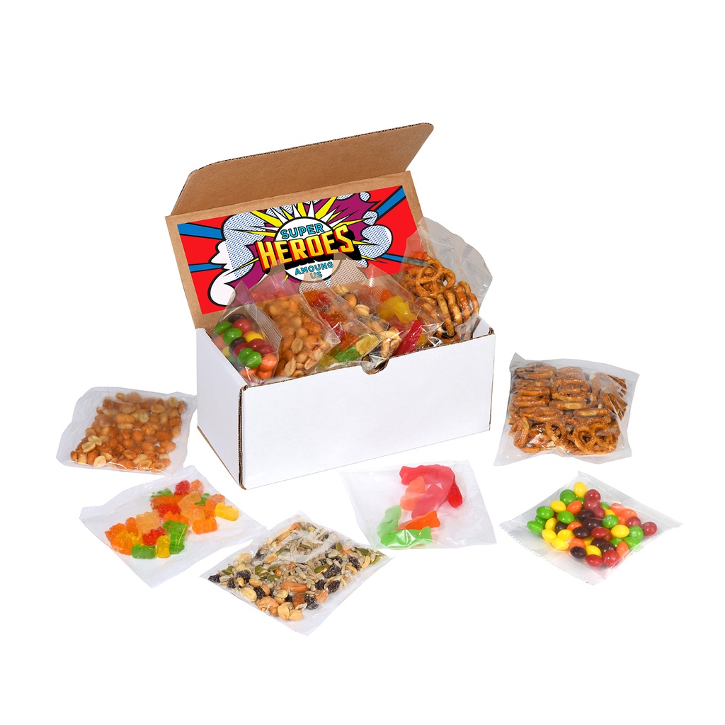 [SBP6] 6 pack Sweet and Salty Snack Box with Label